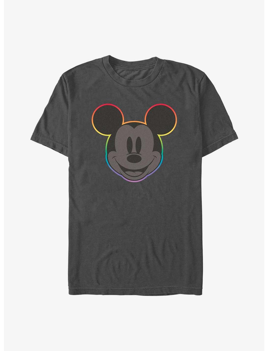 Disney Mickey Mouse Rainbow Outline Pride T-Shirt