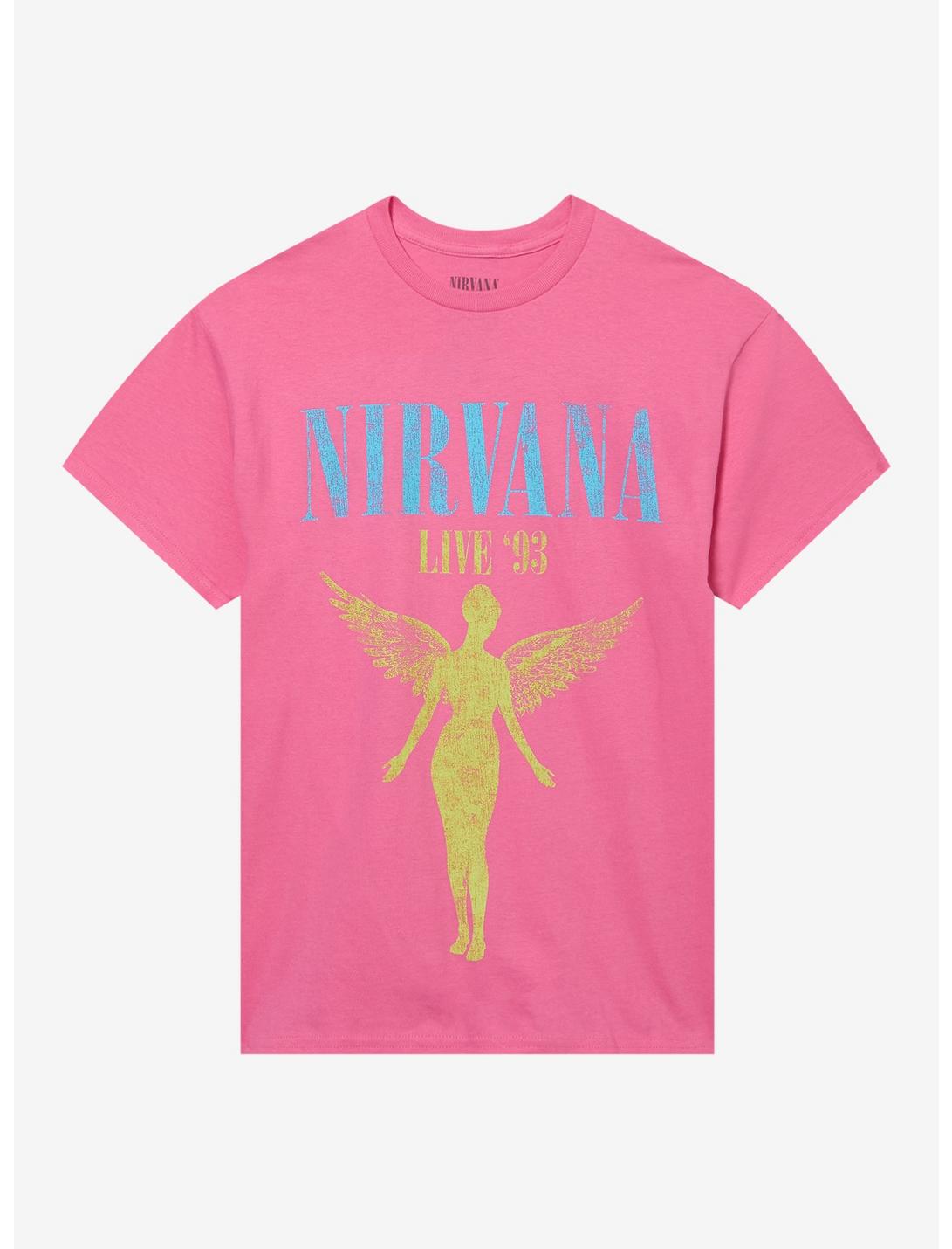 Nirvana Live '93 Pink T-Shirt